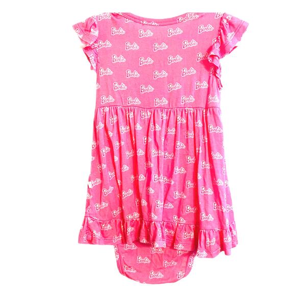 Posh Peanut Barbie Ruffled Cap Sleeve Swing Skirt Onesie 18/24 Months - Picture 2 of 4